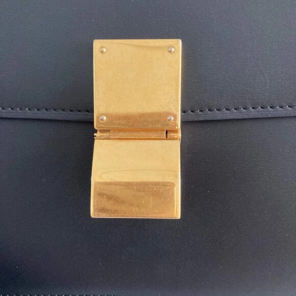 Celine Box Calfskin Medium Classic Box Flap Black - Picture 6 of 9